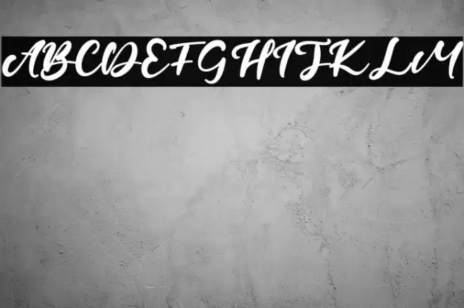 CandleFest Font examples