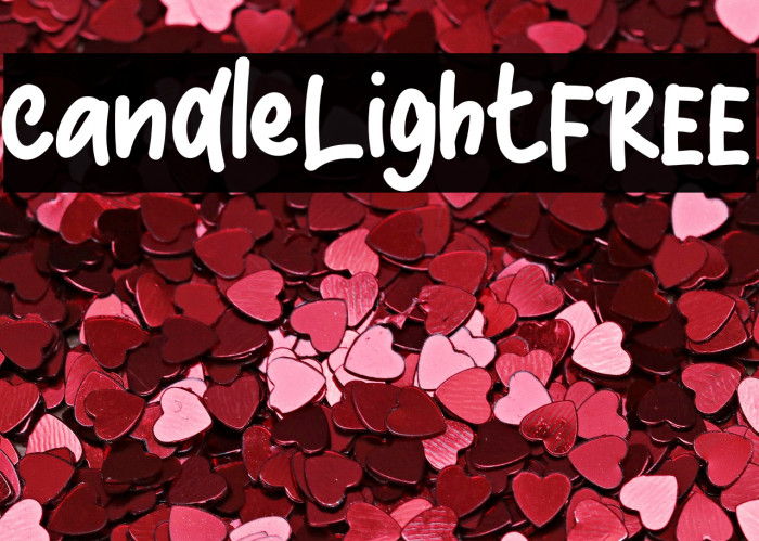 CandleLightFREE Font examples