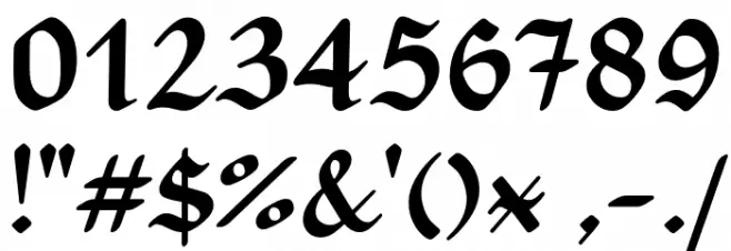 Candlebright Font OTHER CHARS