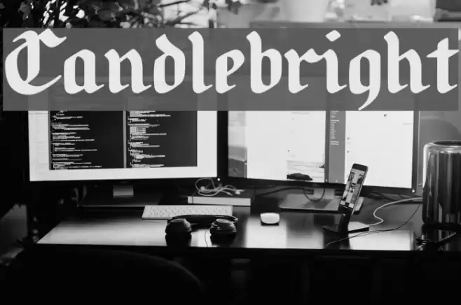 Candlebright Font examples