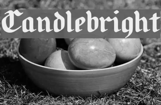 Candlebright Font examples