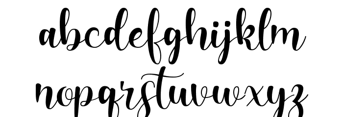 Candlelight Dinner-personal use Font LOWERCASE