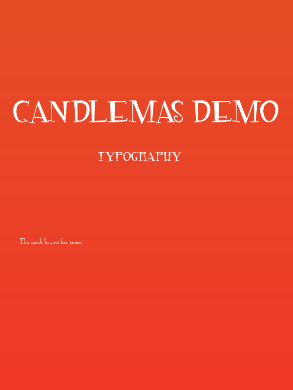 Candlemas Demo Poster