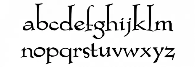 Candlemas Demo フォント 小文字