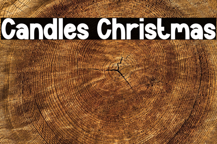 Candles Christmas Example 1