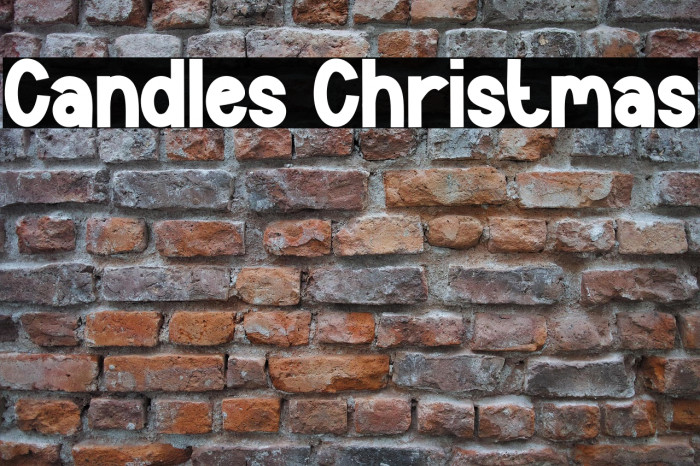 Candles Christmas Example 3
