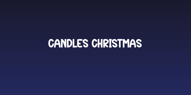Candles Christmas Social Header