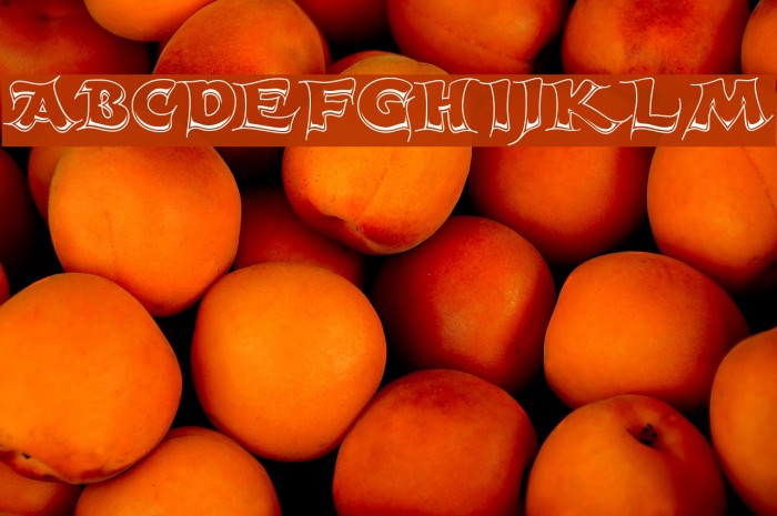 Candles Chrome Font examples