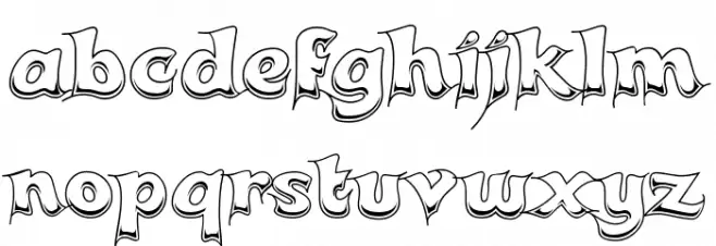 Candles Chrome フォント 小文字