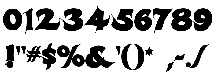 Candles Regular Font OTHER CHARS