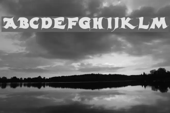 Candles Regular Font examples