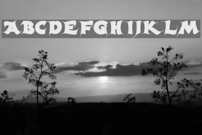 Candles Regular Font examples