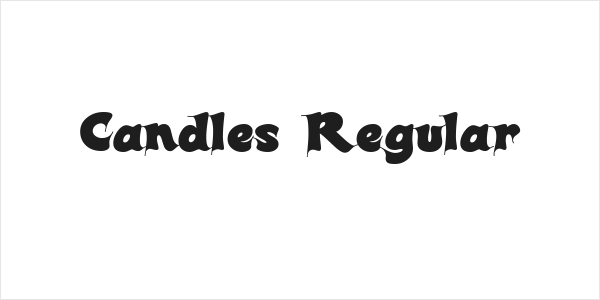 Candles Regular Logo