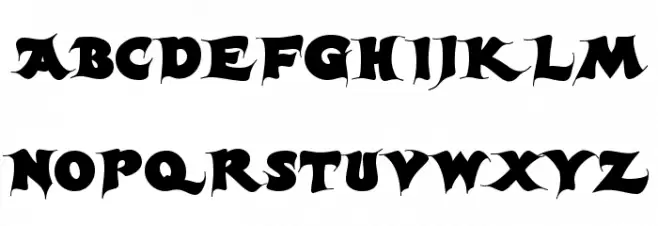 Candles Schriftart Groß