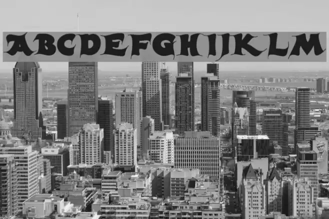 Candles Font examples