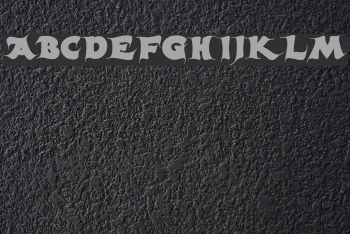 Candles Font examples
