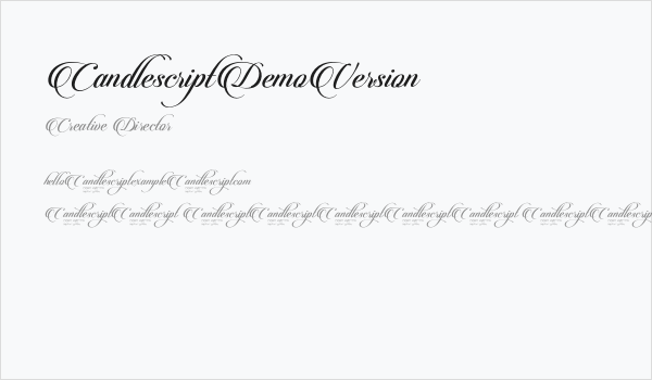 CandlescriptDemoVersion Business Card