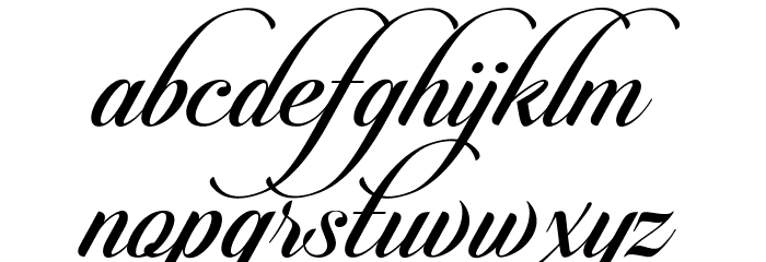 CandlescriptDemoVersion Font LOWERCASE