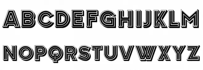 Candlestick Regular Schriftart Groß