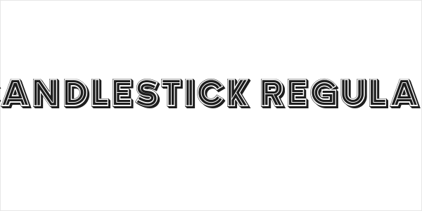 Candlestick Regular Logo