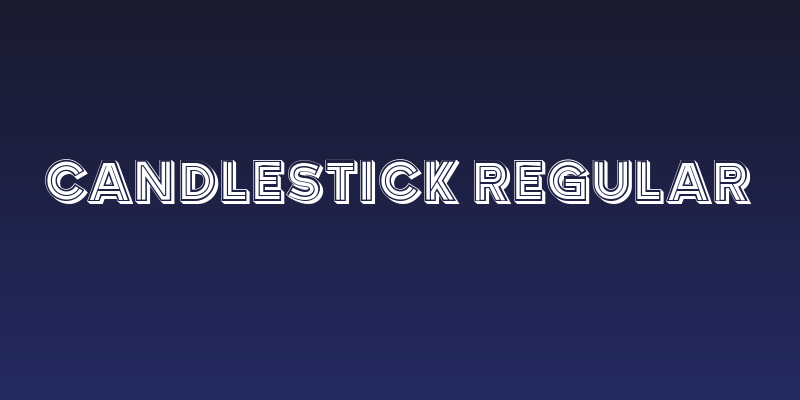 Candlestick Regular Social Header