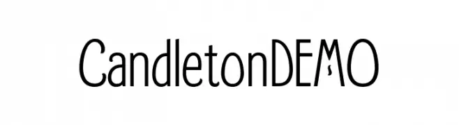 Candleton DEMO  Frei Schriftart Herunterladen