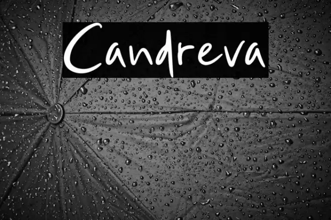Candreva Font examples