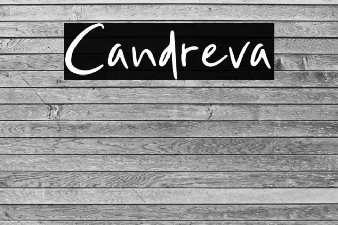 Candreva Font examples