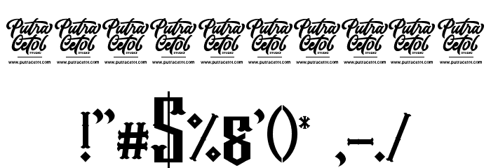 Candrika Font OTHER CHARS