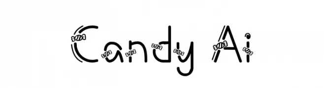 Candy Ai  Frei Schriftart Herunterladen