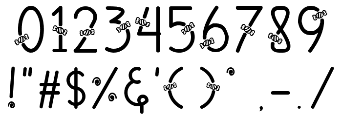 Candy Ai Font OTHER CHARS