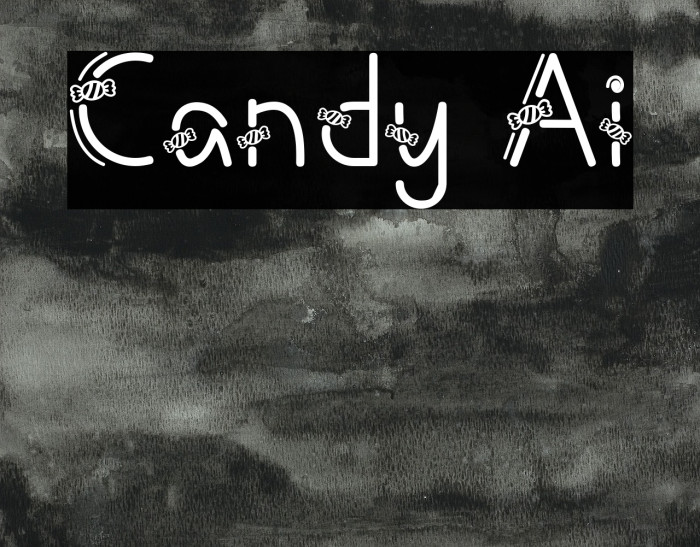 Candy Ai Font examples