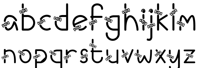Candy Ai Font LOWERCASE