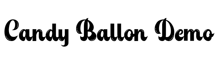 Candy Ballon Demo  font caratteri gratis