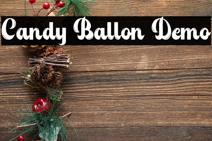 Candy Ballon Demo Example 1