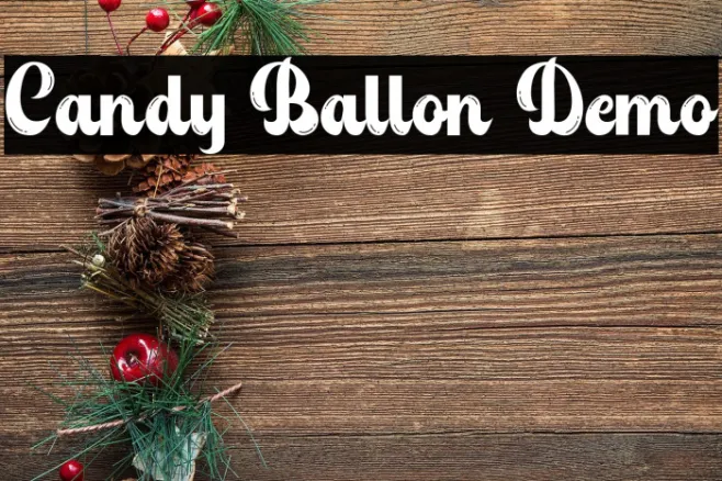 Candy Ballon Demo Example 1