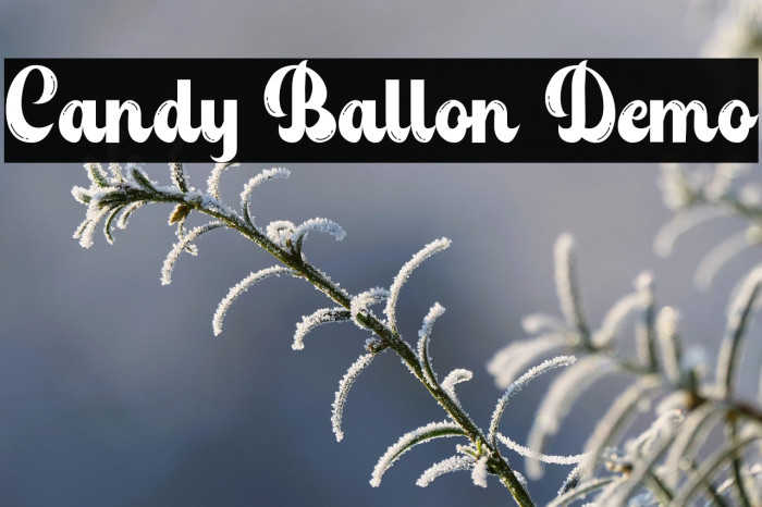 Candy Ballon Demo Example 2