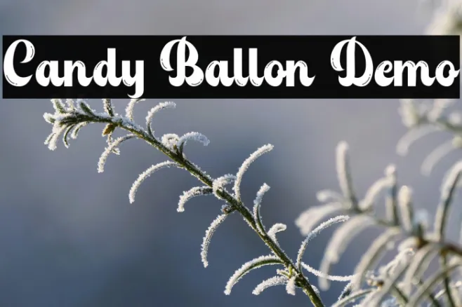 Candy Ballon Demo Example 2