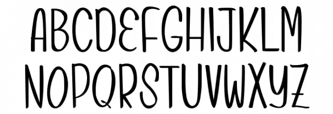 Candy Berries Fuentes MAYÚSCULAS