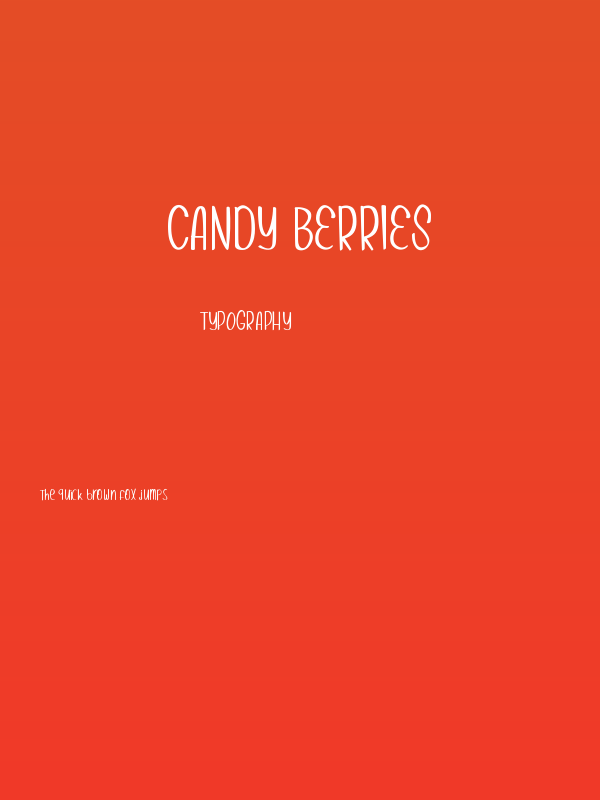 Candy Berries Poster
