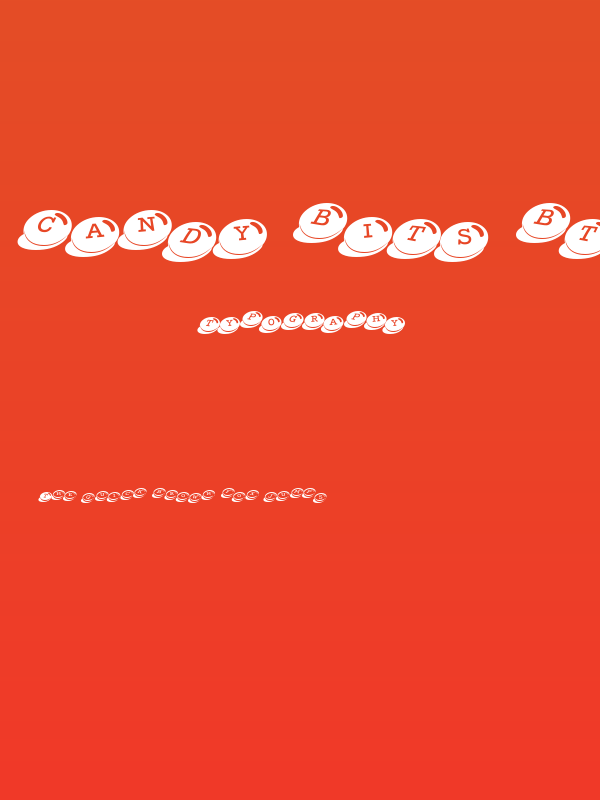 Candy Bits BT Poster