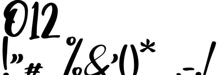 Candy Butterfly Font OTHER CHARS