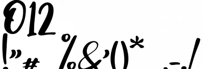 Candy Butterfly Font OTHER CHARS