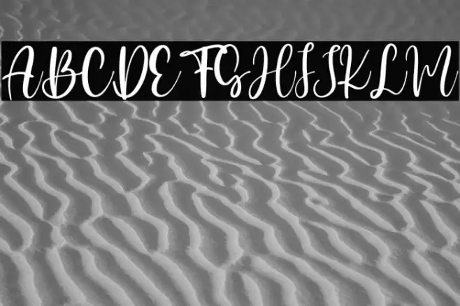 Candy Butterfly Font examples