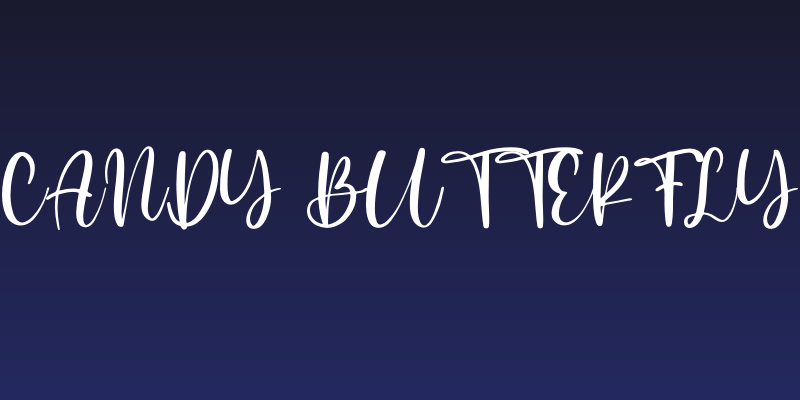 Candy Butterfly Social Header