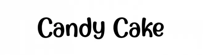 Candy Cake  Frei Schriftart Herunterladen