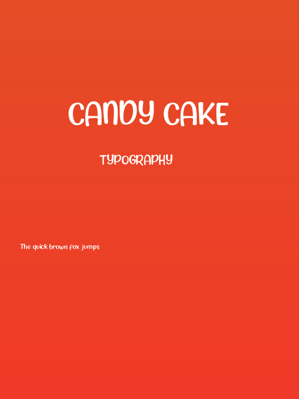 Candy Cake Poster