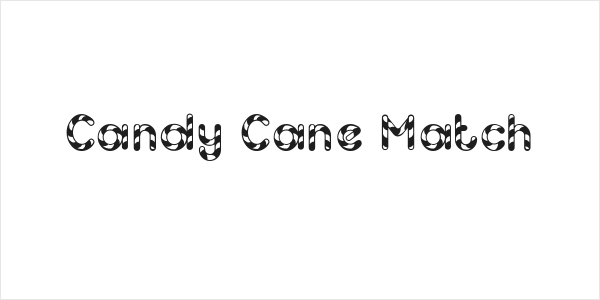 Candy Cane Match Logo