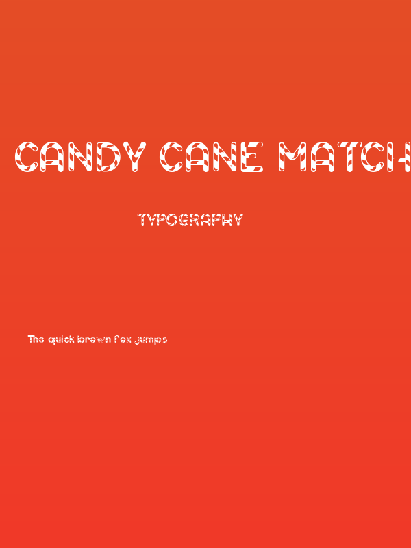 Candy Cane Match Poster