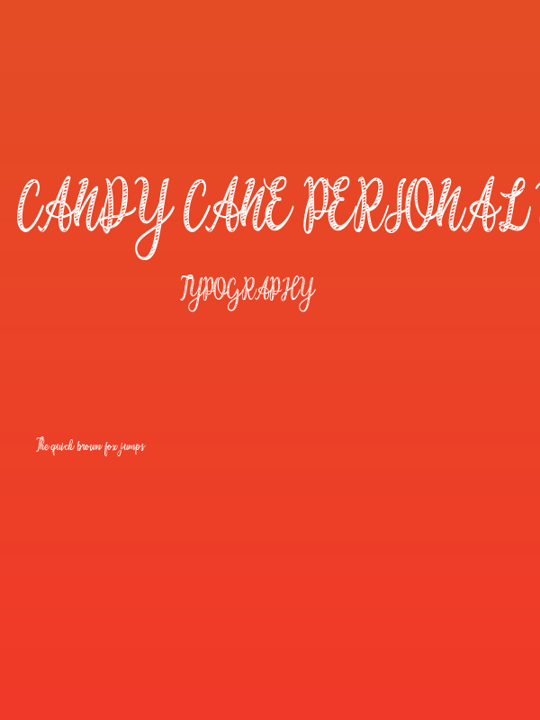 Candy Cane Personal Use Regular Poster